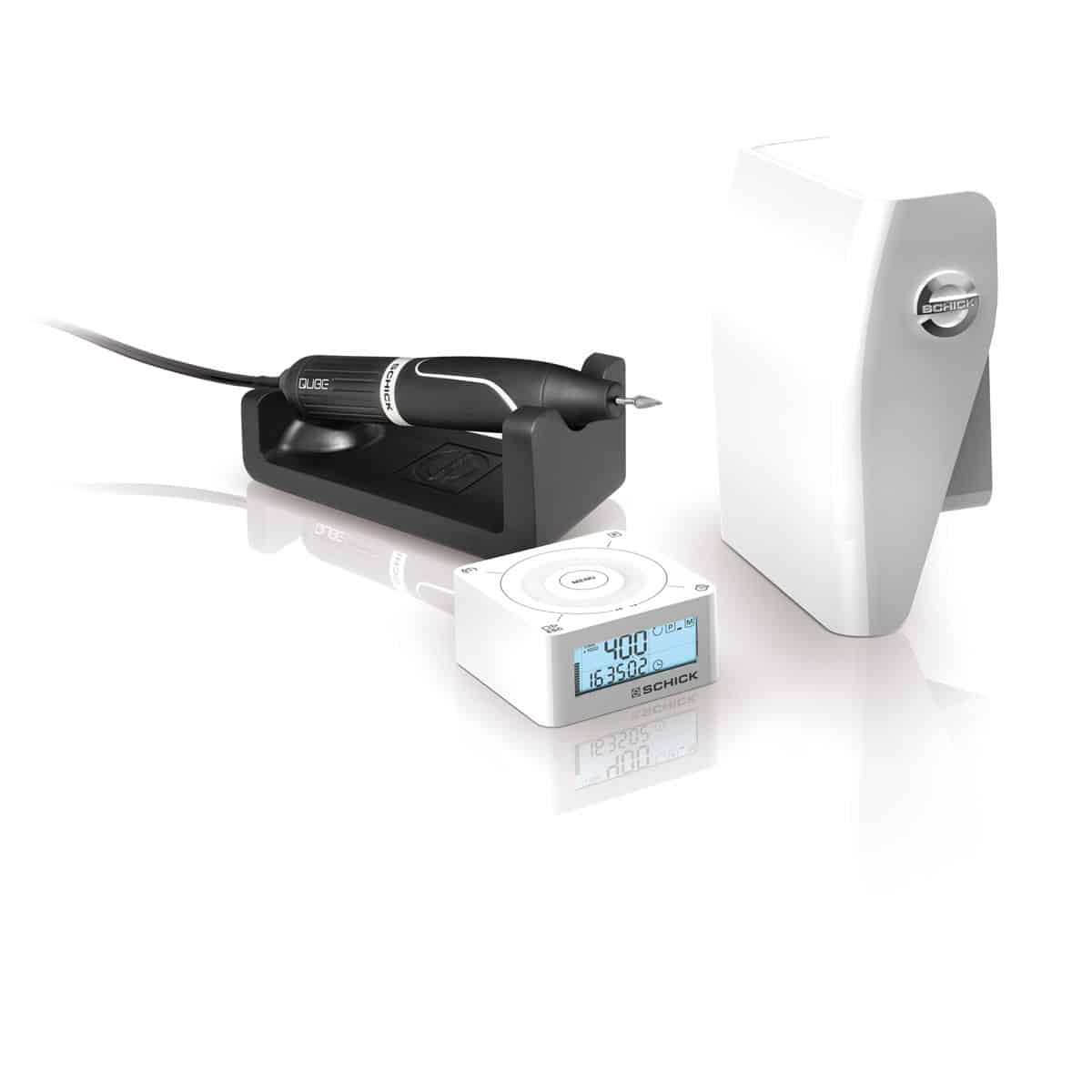 Schick Qube Micromotor, (Blue trim) 200-40Krpm, 6 Ncm Torque